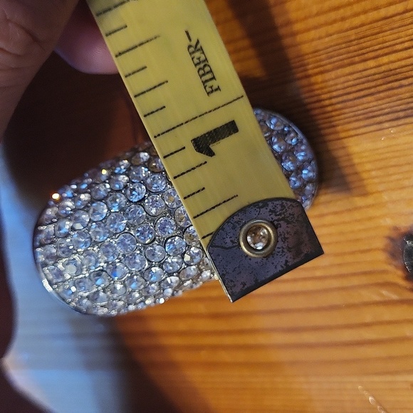 Multi Row Dome Silver & Zirconia Ring - Picture 8 of 9